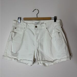 Levi's Women's White Jean Shorts